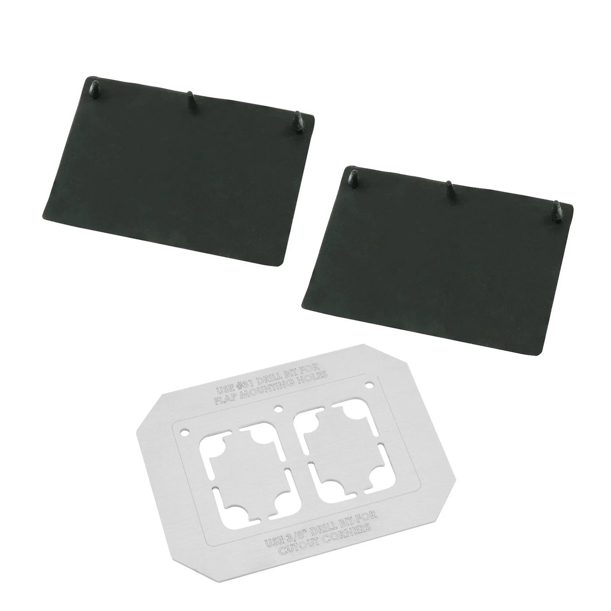 Set of 4 Rubber Bypass Flaps for Fan Shroud (91015614-4)