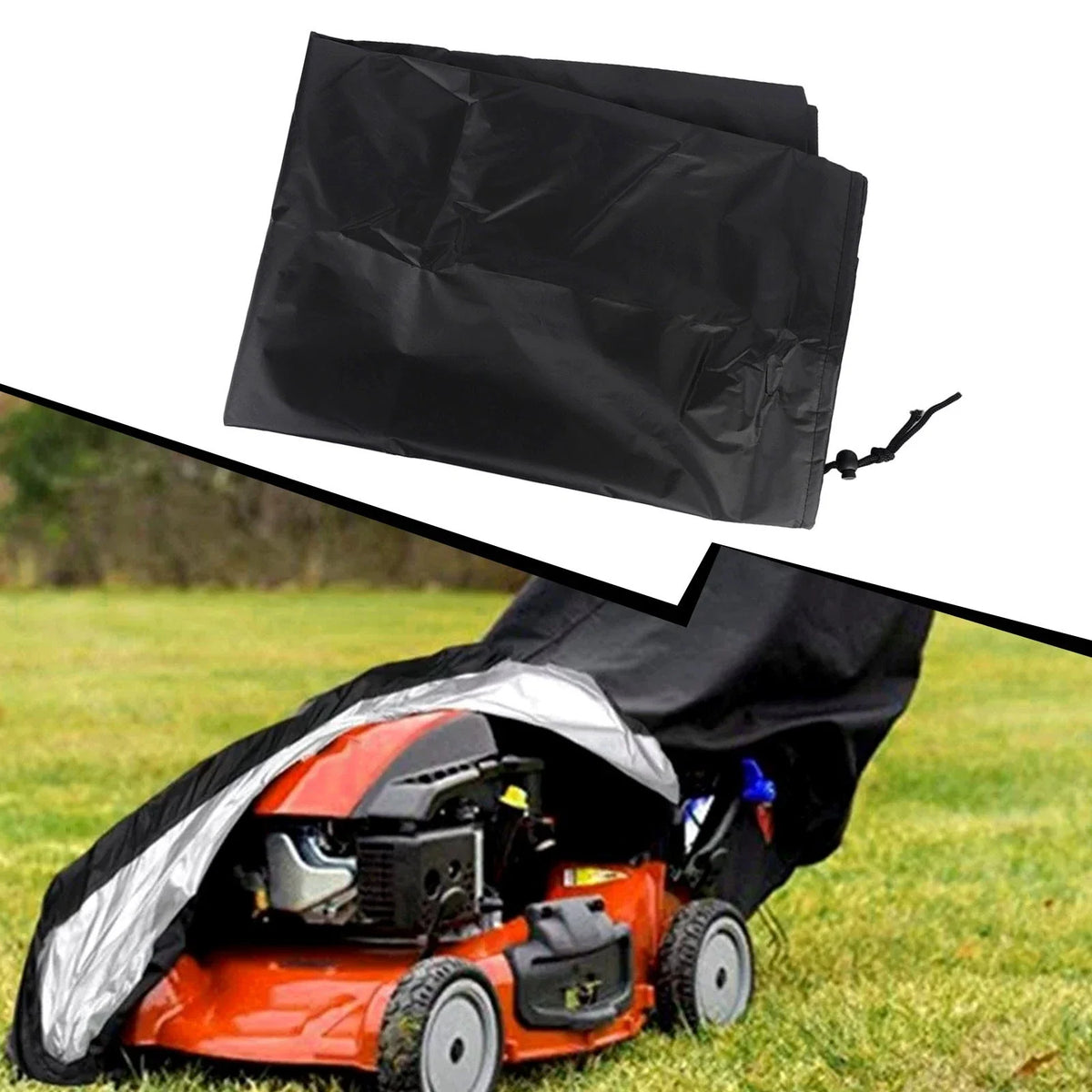 Waterproof Cover for Riding Lawn Mower (Fits up to 55" Deck Size)