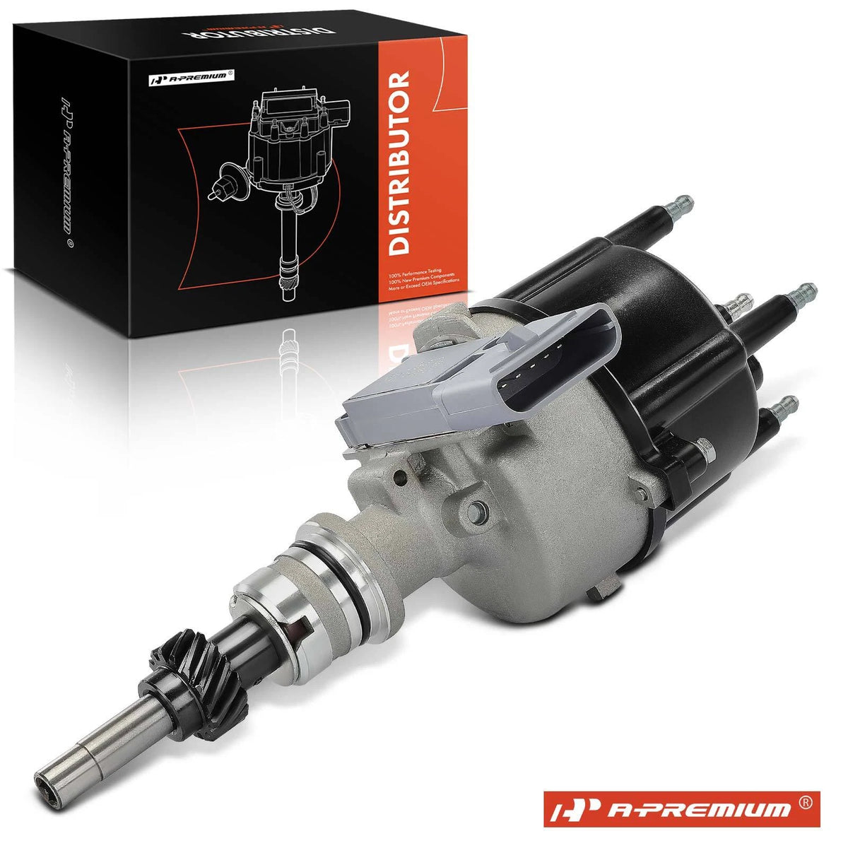 Ignition Distributor for Ford Taurus (1986–1991), Tempo (1984–1991), Mercury Topaz, E43E12127C, E43E12127CA, E43E12127D, E43Z12127C, E43Z12127D, DST2496A