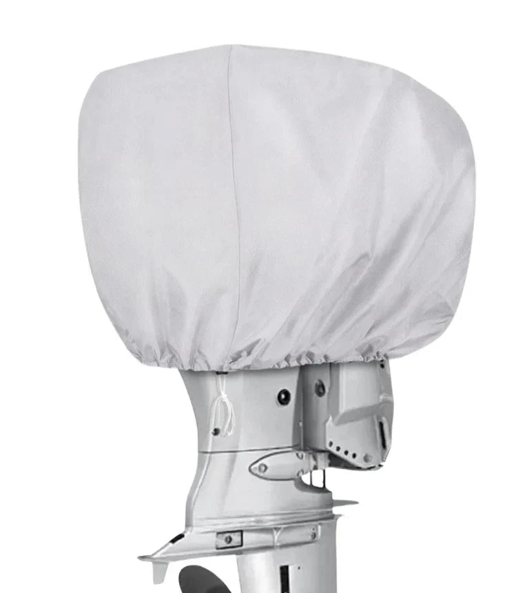 Outboard Engine Cover for 30-60HP Motor (Waterproof, Silver)