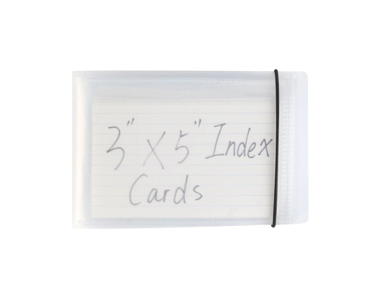3x5 Index Card Holder Pouches for Small Book Binder