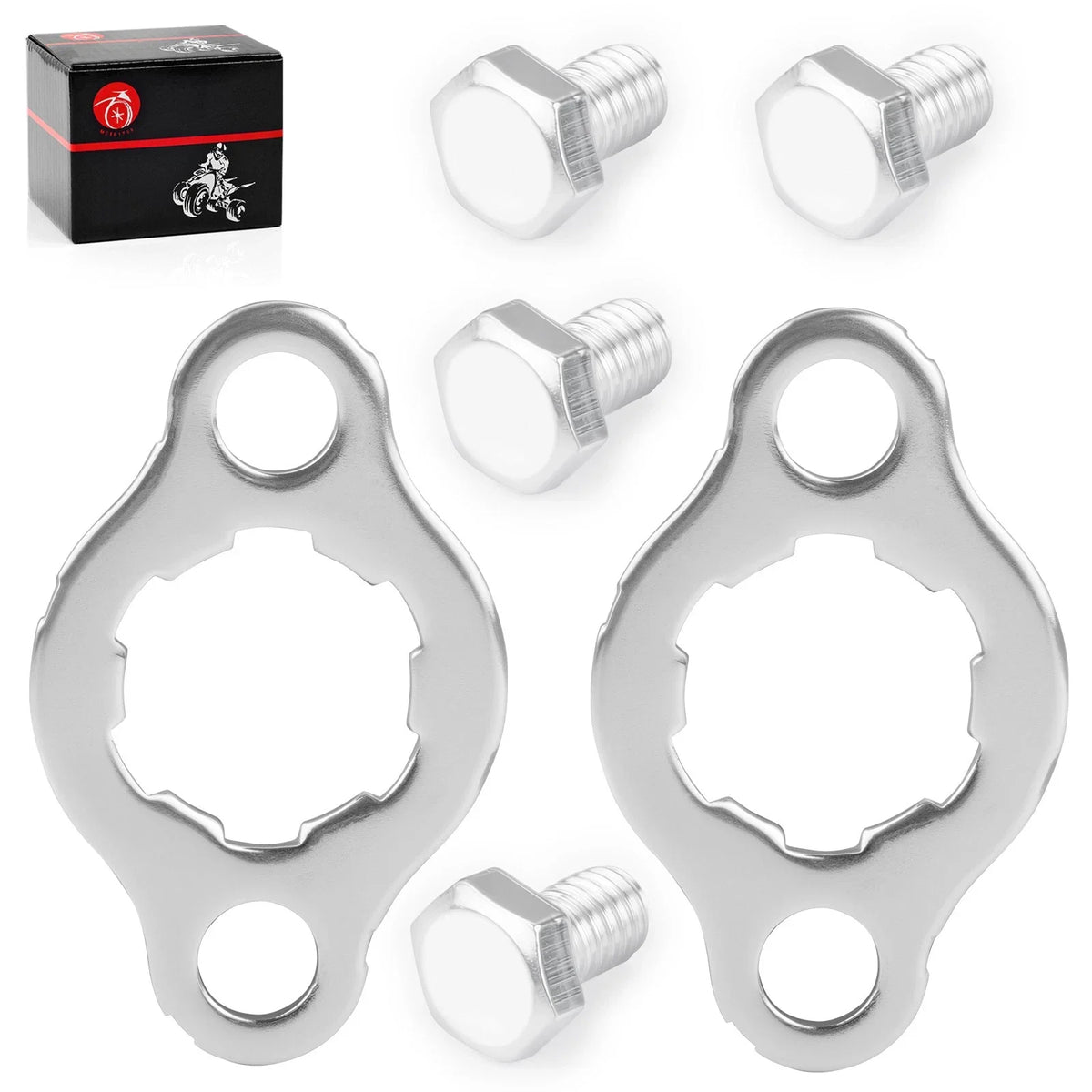 2 x Front Sprocket Retainer Plate for Honda CT70 C70 C70K C70M CL70 (1969–1981)