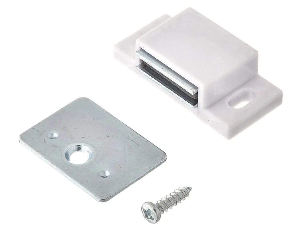 10X MPJ Shutter Hardware 50631-R Magnetic Catch, White