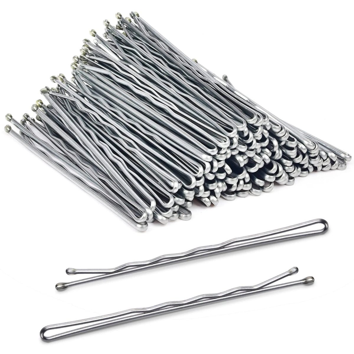 120PCS Silver Large Bobby Pins for (2.75 inch)
