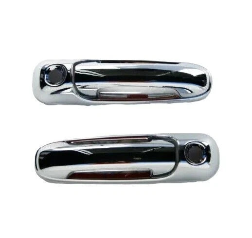 Set of 4 Chrome Door Handle Covers for Dodge Ram/Dakota (2002–2010) ED217