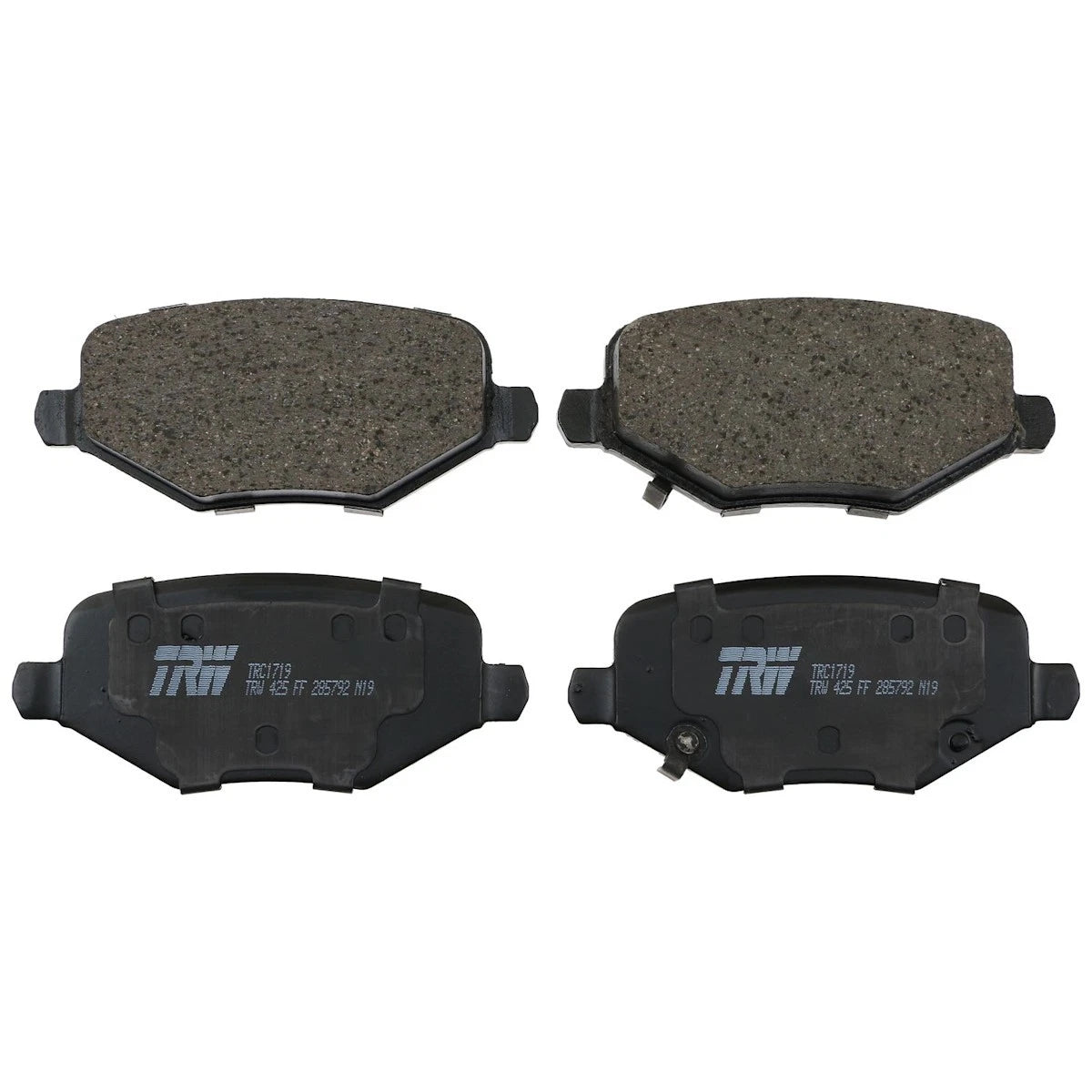 Set of 2 Brake Pad Sets Rear for Chrysler Town & Country (2012–2016) TRC1719