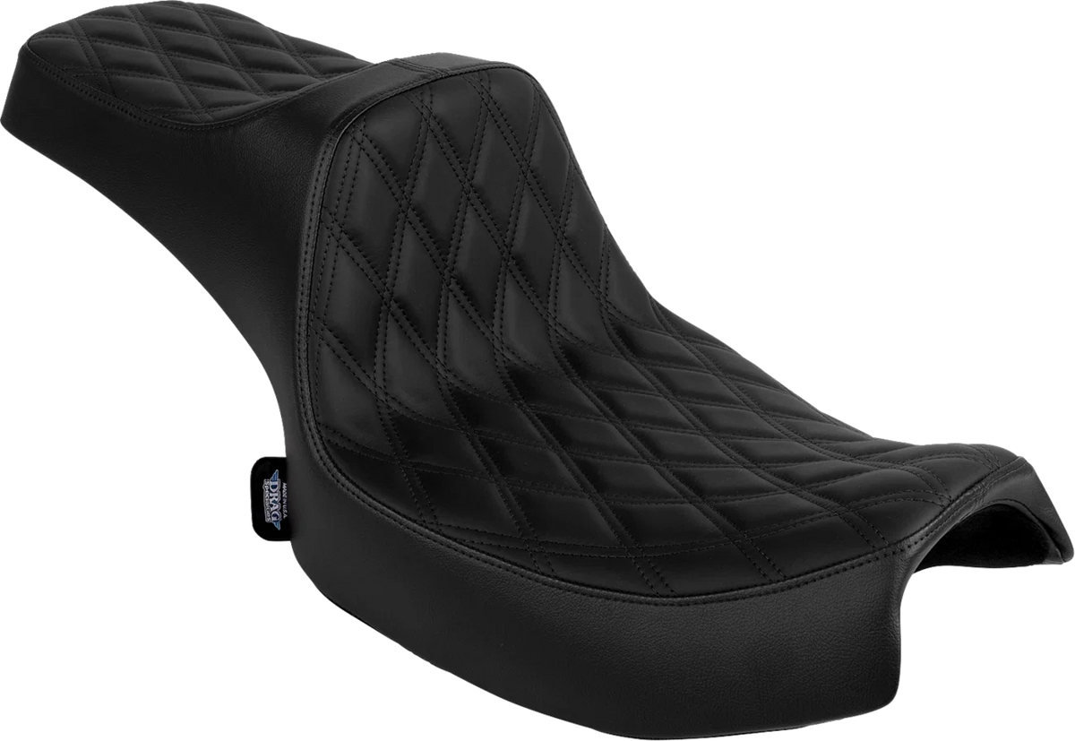 Predator III 2-Up Seat for Harley-Davidson (2014–2023) - Vinyl/Solar Leather