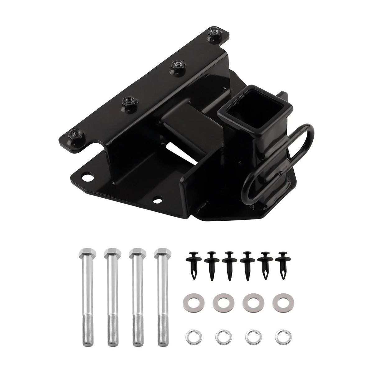 2" Class 3 Tow Hitch Receiver Kit for Jeep Commander Grand Cherokee (2005–2010)