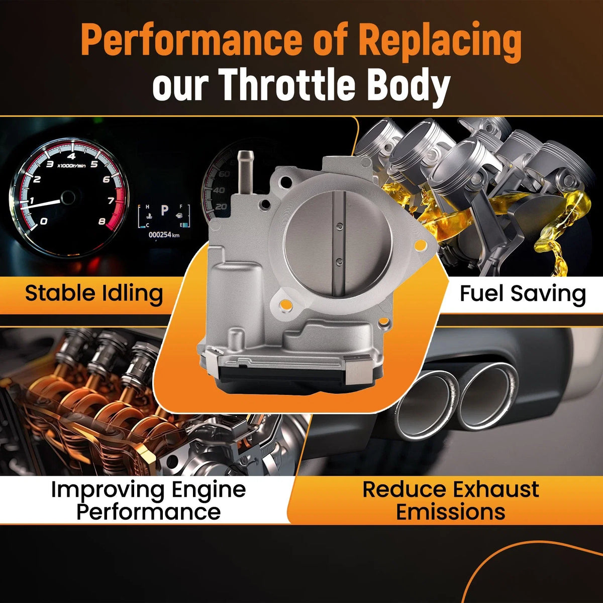 Throttle Body for Toyota Tacoma 3.5L (2016–2023)