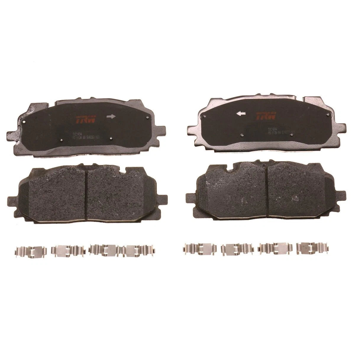 2X TRW Brake Pad Set Front for Audi S8 (2020) TXC1894, 4M0698151AA, Ceramic Composite