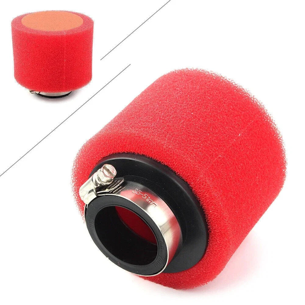 38mm Red Foam Air Filter for XR50 CRF50 (110cc–150cc)
