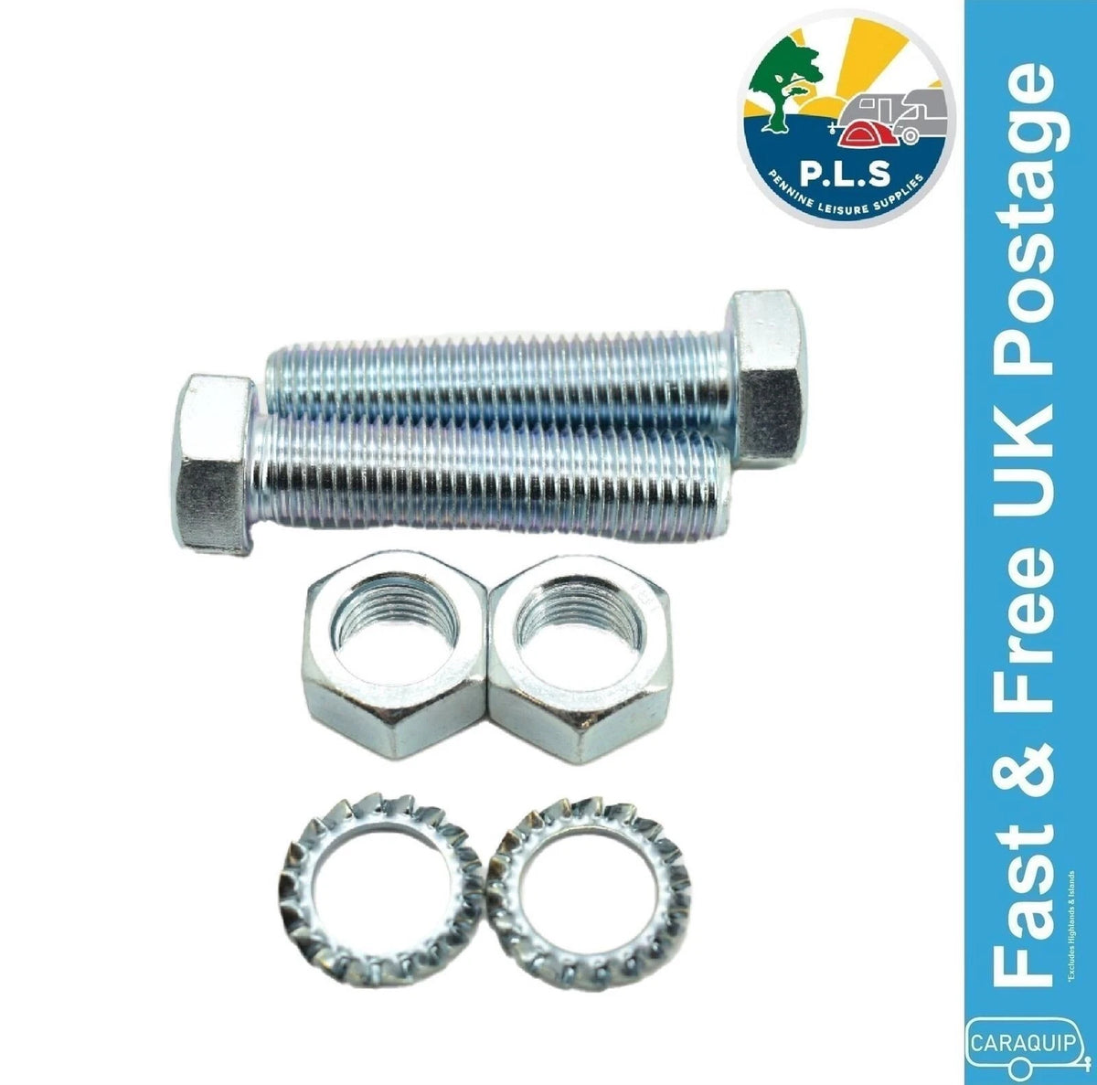 Towball Nut & Bolts Pair for Tow Hitch PH854