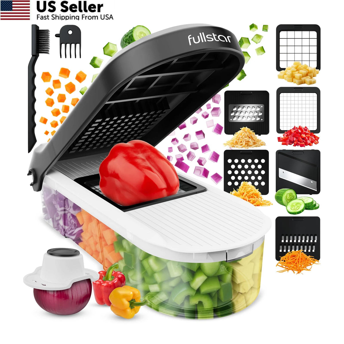 6-in-1 Vegetable Chopper for Fullstar (No Part Numbers Supplied)