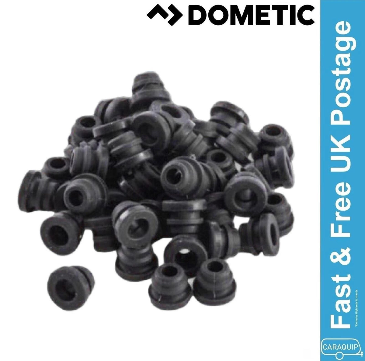 12X Rubber Grommet Sleeve for Smev Dometic Cooker Wire Grid (1053116636)