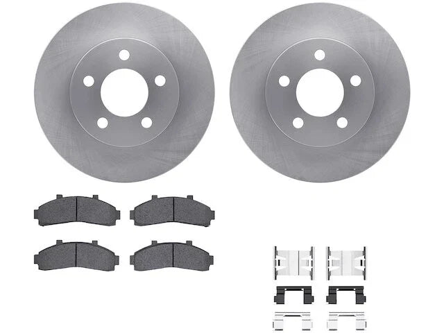Front Brake Pad and Rotor Kit for Mazda B3000 (1998–2002) MH486KS