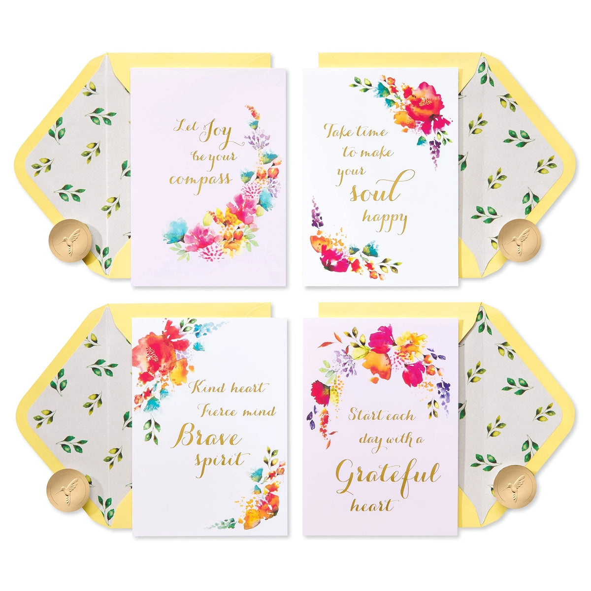 Papyrus Blank Encouragement Cards with Envelopes for Grateful Heart (1 EA)
