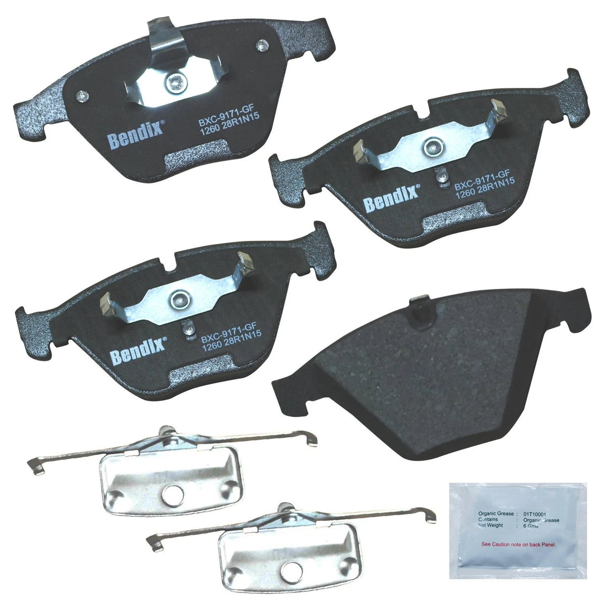 Ceramic Front Brake Pads for BMW 323i, 325i, 328i, 335i, 530i, X1 (2006–2013)