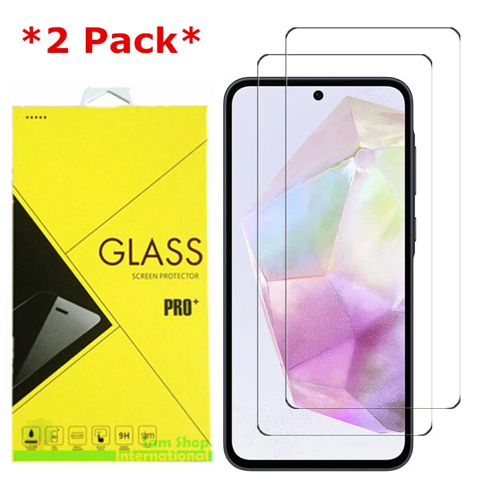 2-Pack Tempered Glass Screen Protector for Samsung Galaxy A35 5G