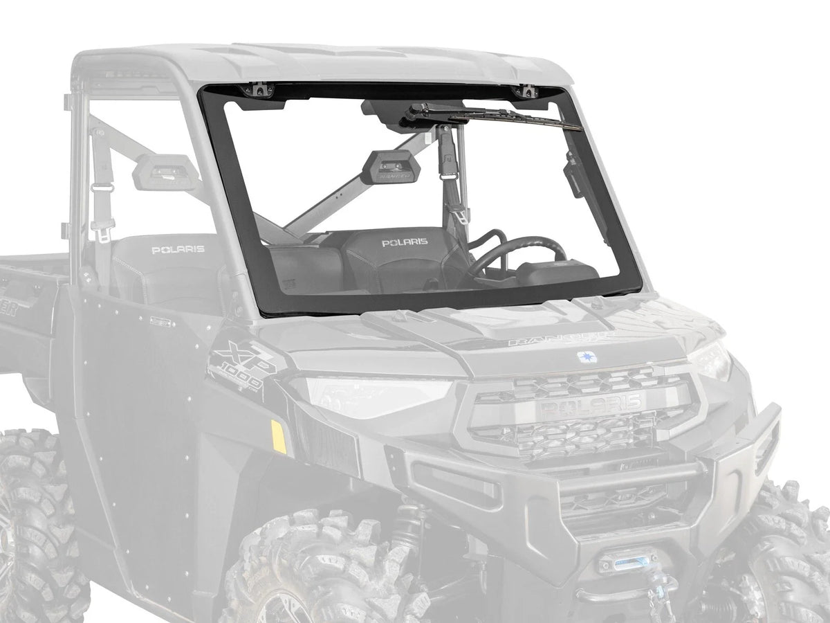 Power Flip Glass Windshield w/Wiper for Polaris Ranger XP1000 (2018–2023)