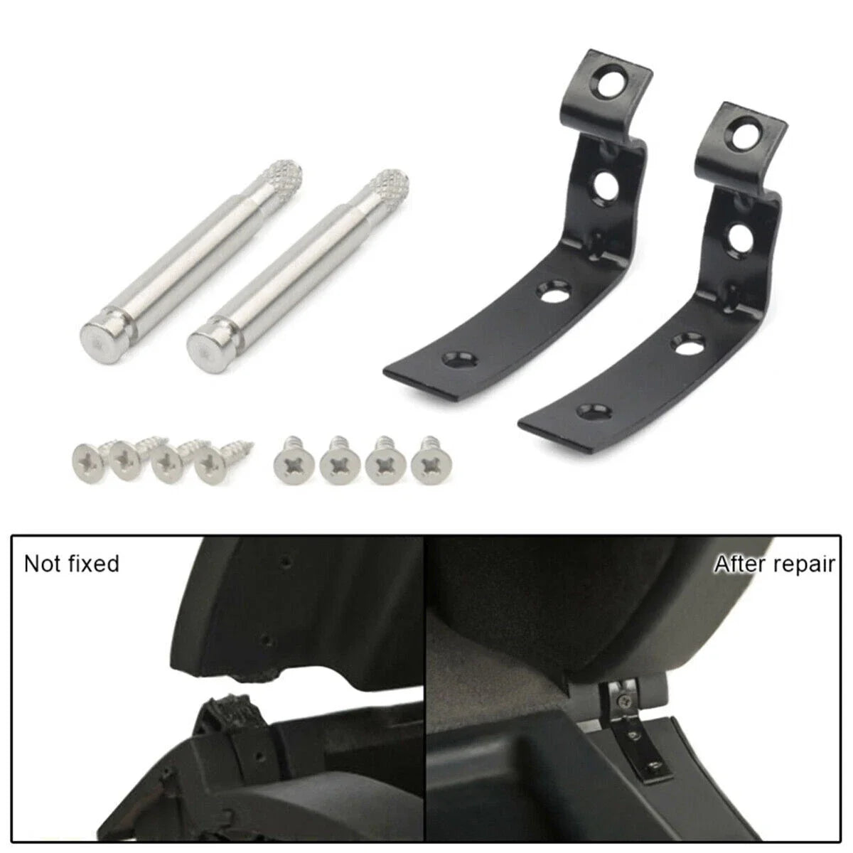 Glove Box Lid Hinge Repair Kit for Audi A4 S4 RS4 B6 B7 (2001–2008)