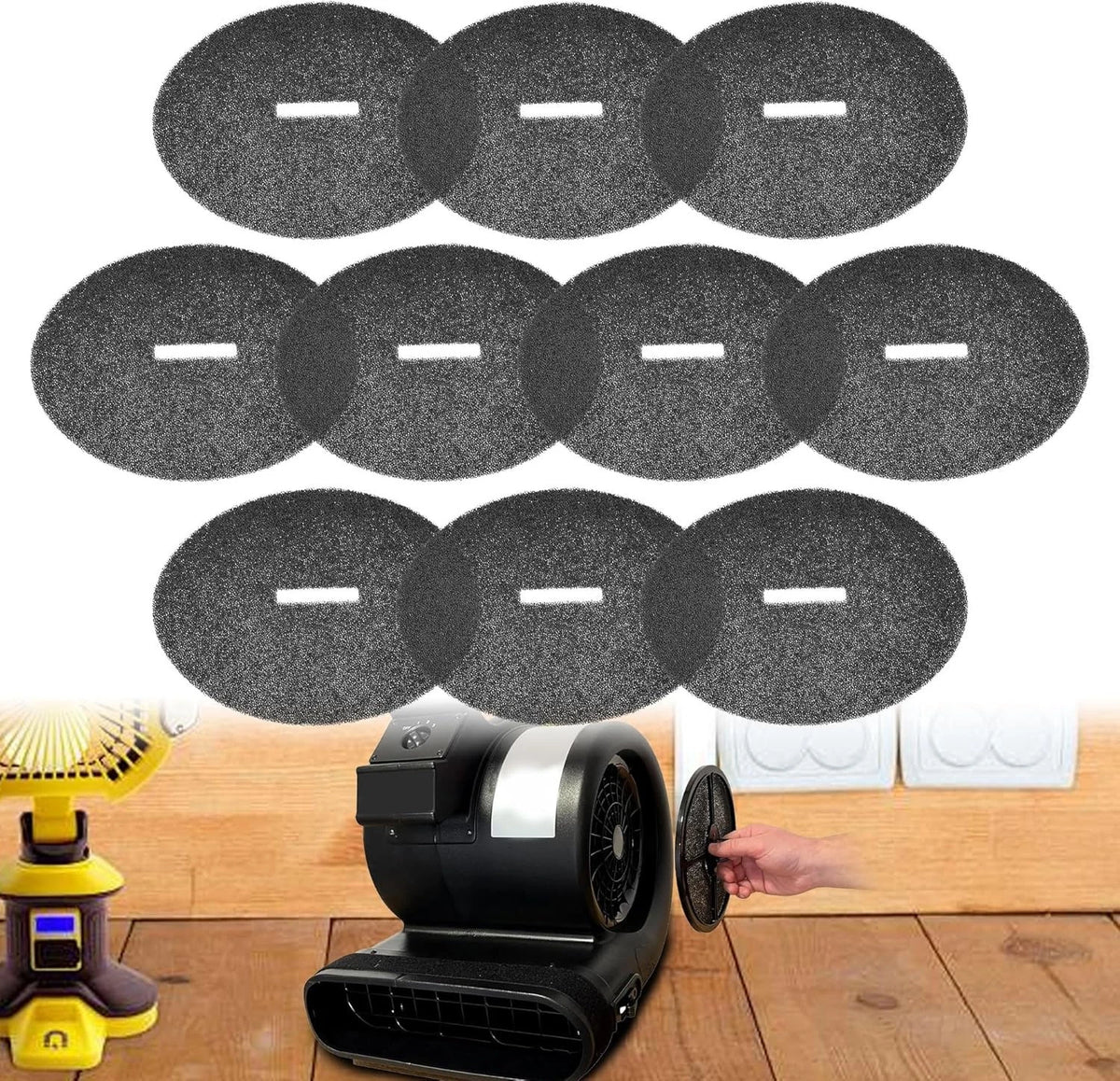 10 Pack GP 1 F Replacement Filter for B Air Grizzly Dryer