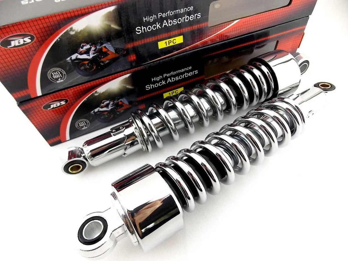 325mm JBS Chrome Rear Shock Absorbers for Yamaha TX750 (1973-1974)