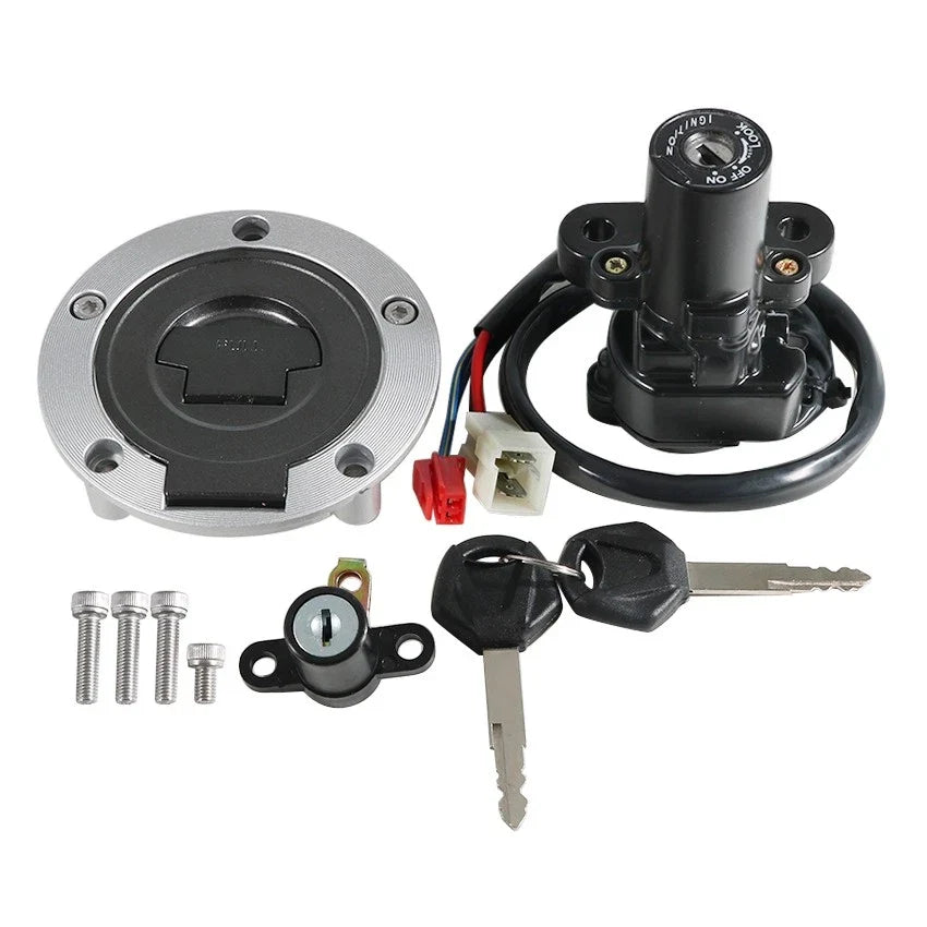 Ignition Key Switch & Fuel Tank Cap Set for Yamaha FJ09 FZ07 FZ09 (2015–2016)