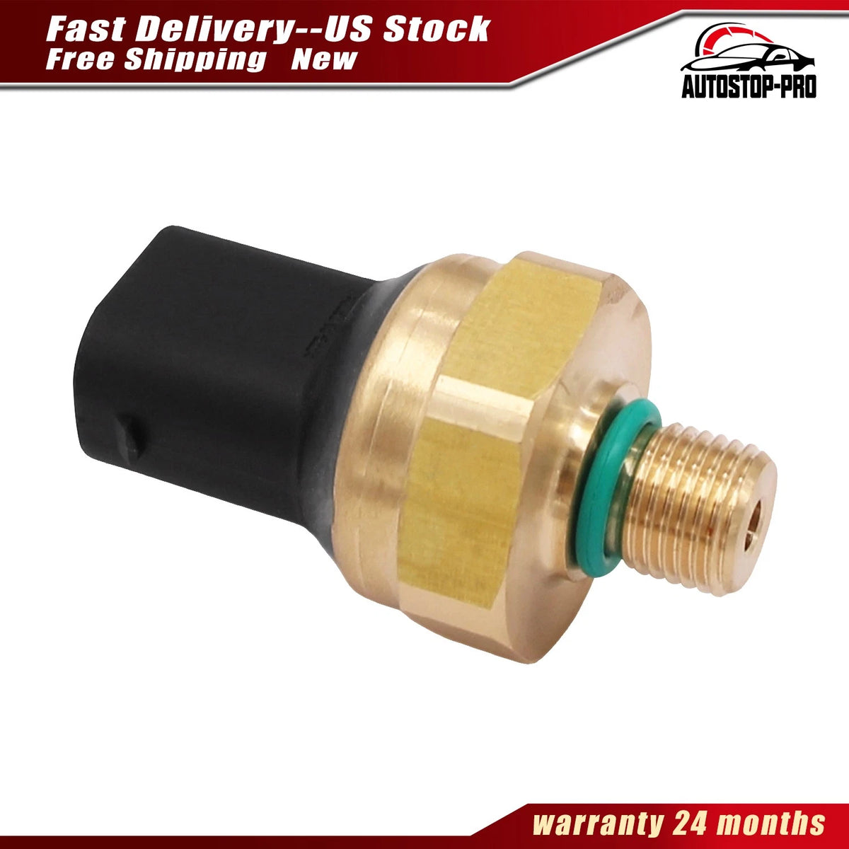 Fuel Rail Pressure Sensor 8W839F972AA for Ford Edge 2.0L Turbo (2012–2016)