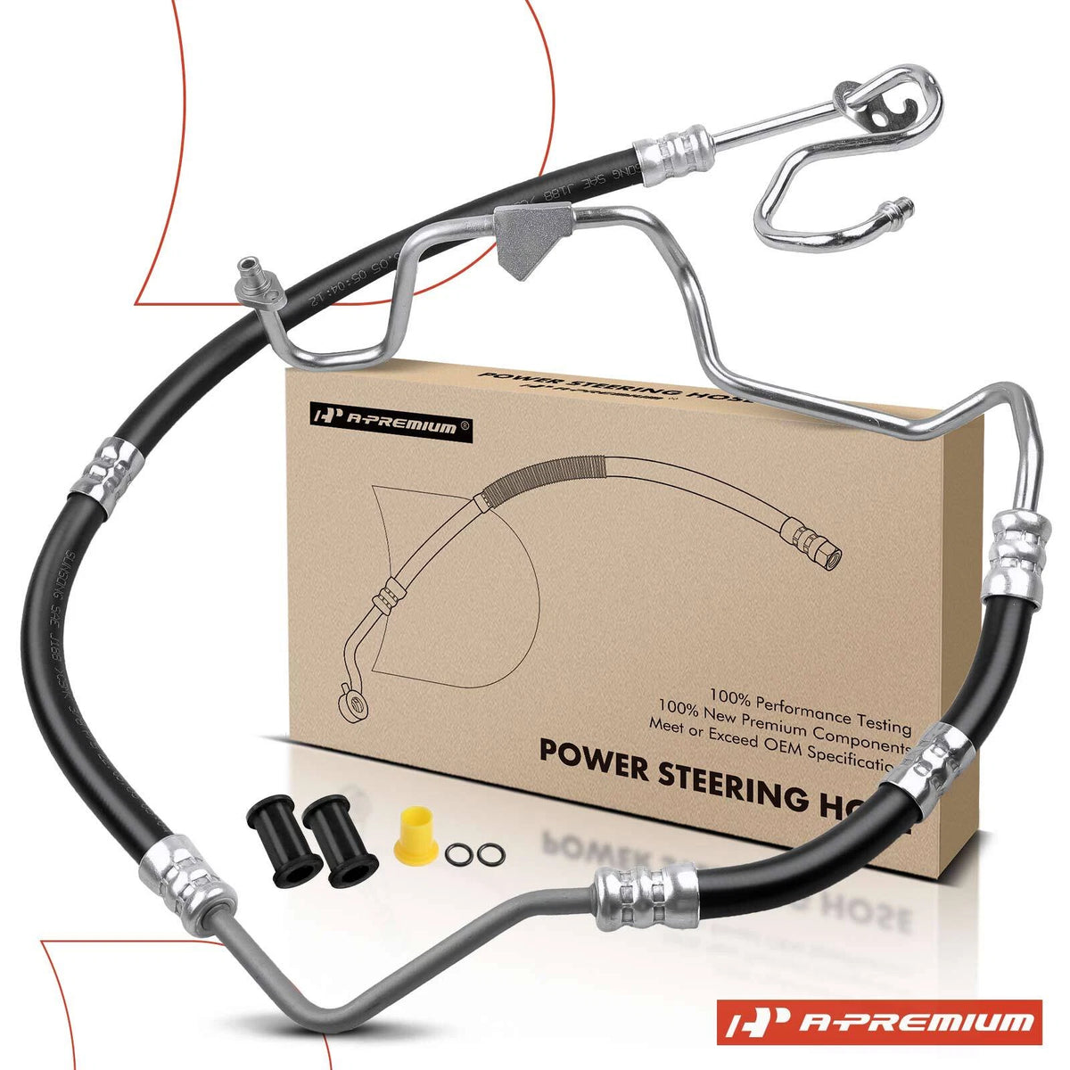 Power Steering Pressure Line Hose Assembly for Ford Transit Connect (2010–2023) BT1Z3A719C, 3403954