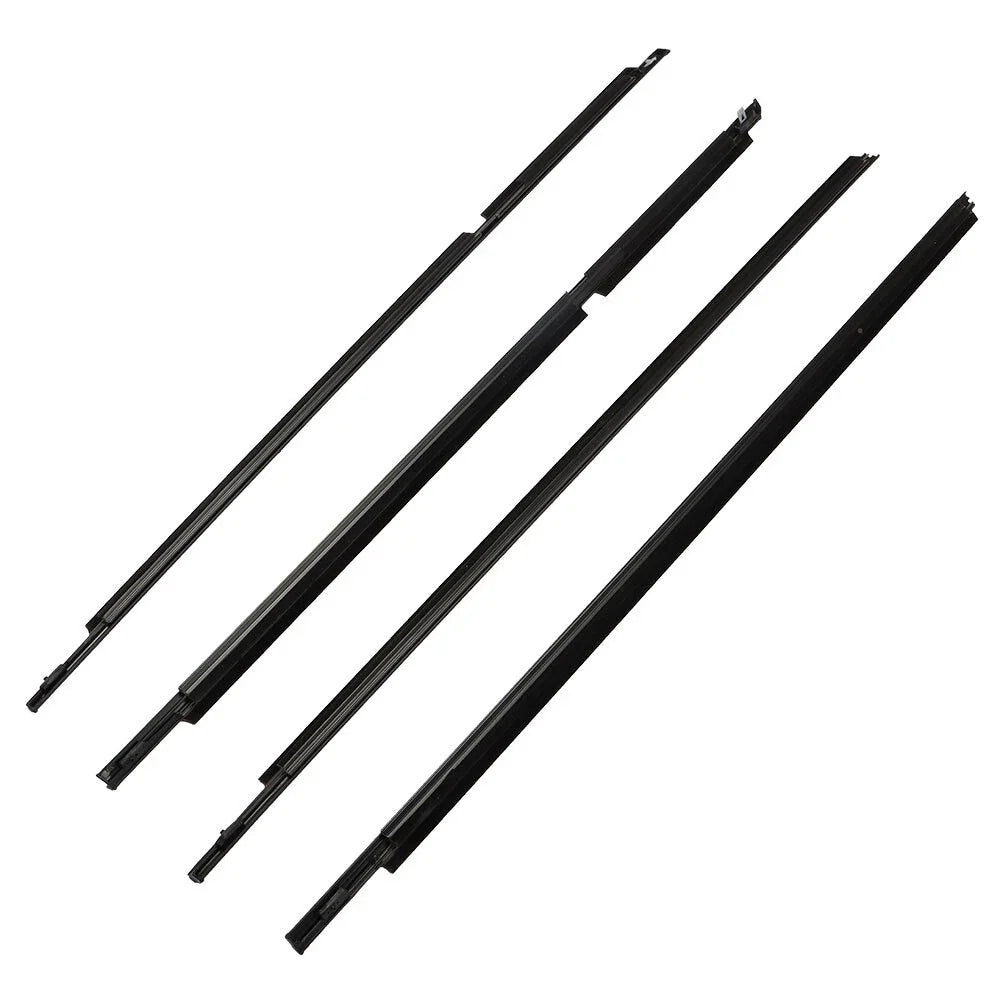 Black Outer Window Weatherstrip Molding Trim Seals for Toyota 4Runner (2003–2009)
