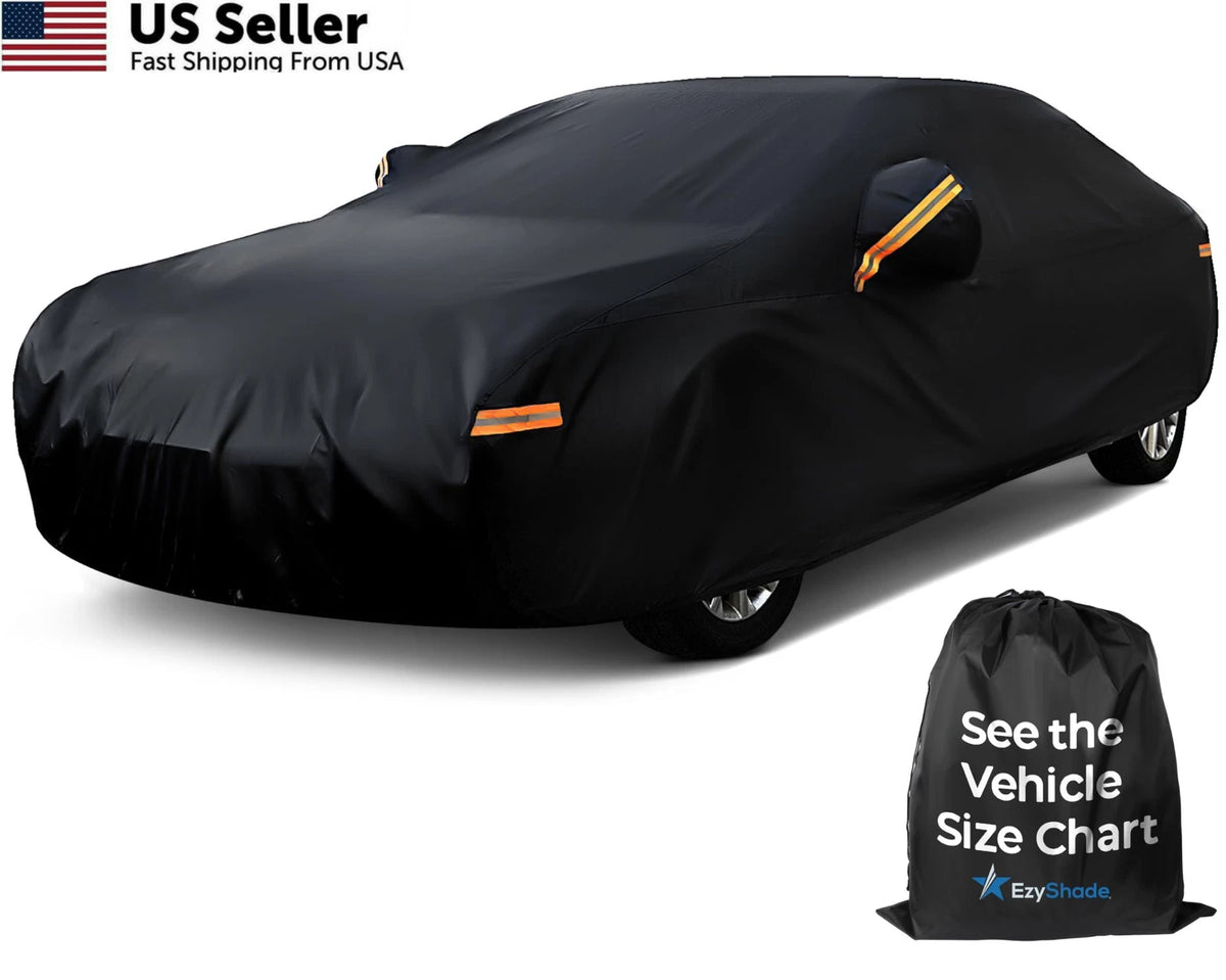 10-Layer Waterproof Car Cover for Audi A5 - Black