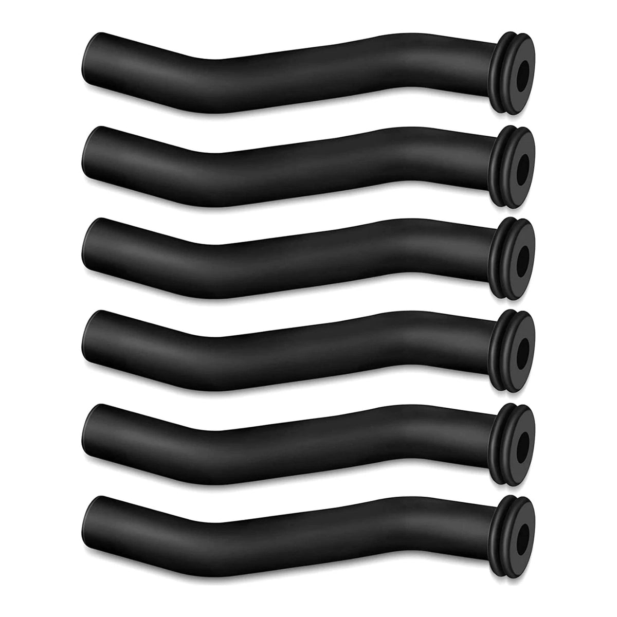 6PCS Rubber Vacuum Hose for John Deere D100 Series (Direct Fit Replacement)