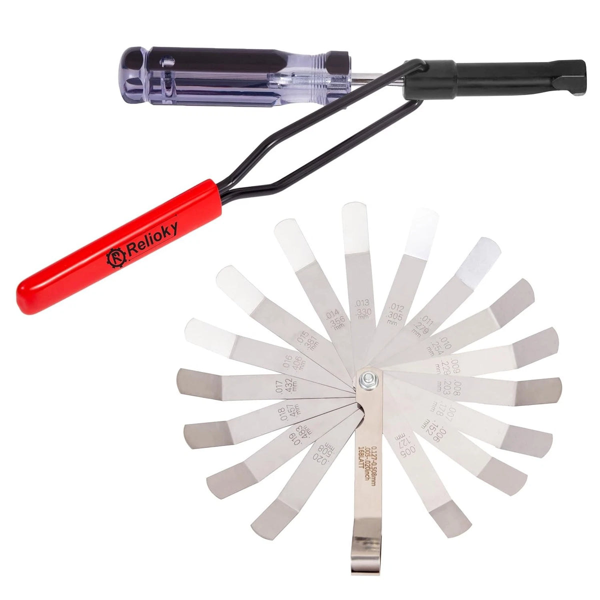 10mm Valve Adjustment Tool with Angled Feeler Gauge for