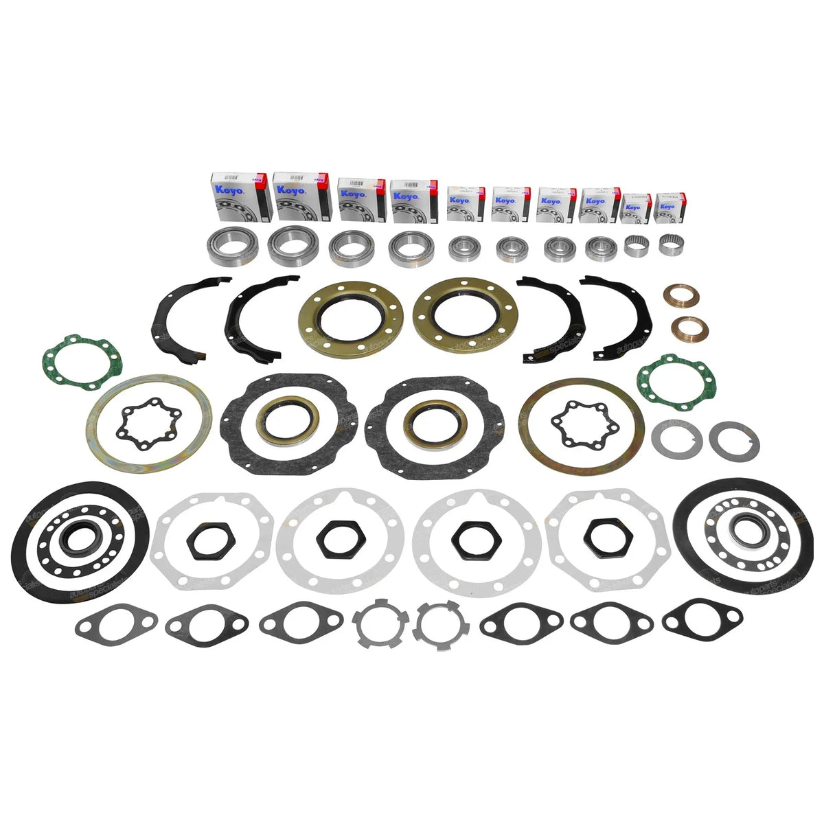 Swivel hub wheel bearing repair kit for Landcruiser