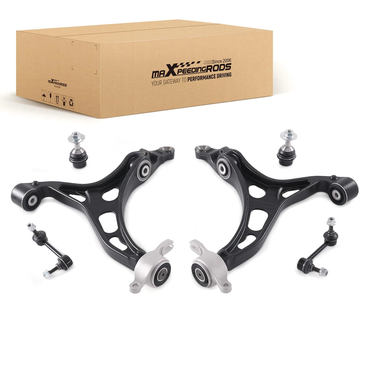 6X Front Lower Control Arms for Dodge Durango, Jeep Grand Cherokee (2011–2015)