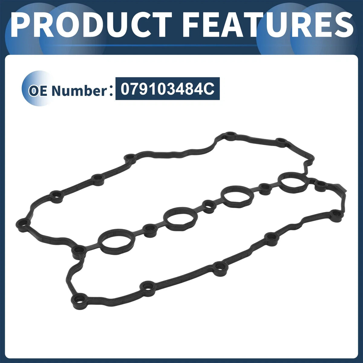 Valve Cover Gasket Set No. 079103484C for Audi Q7 (2006–2010)