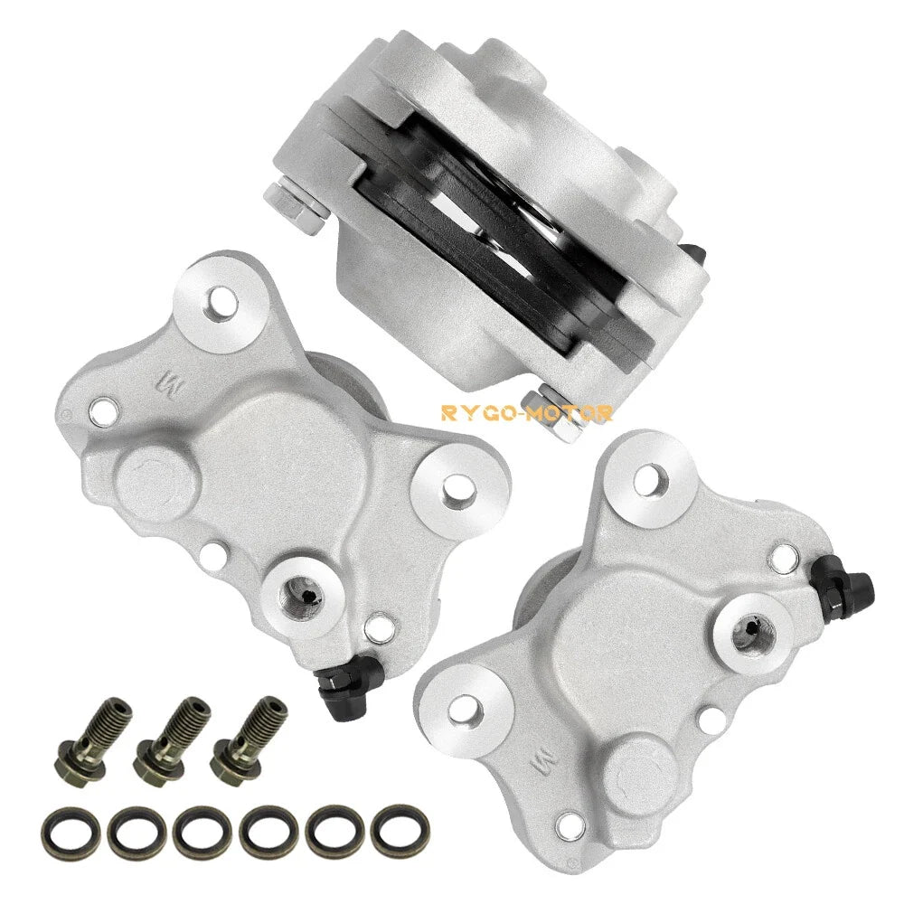 Front Rear Brake Calipers W/Brake Master Cylinder for Arctic Cat ATV 375 (2002)