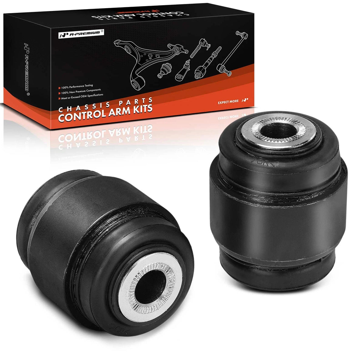 2X Front Lower Inner Forward Control Arm Bushing for BMW 325xi 330xi (2001–2006) - 31126768989, MS104240