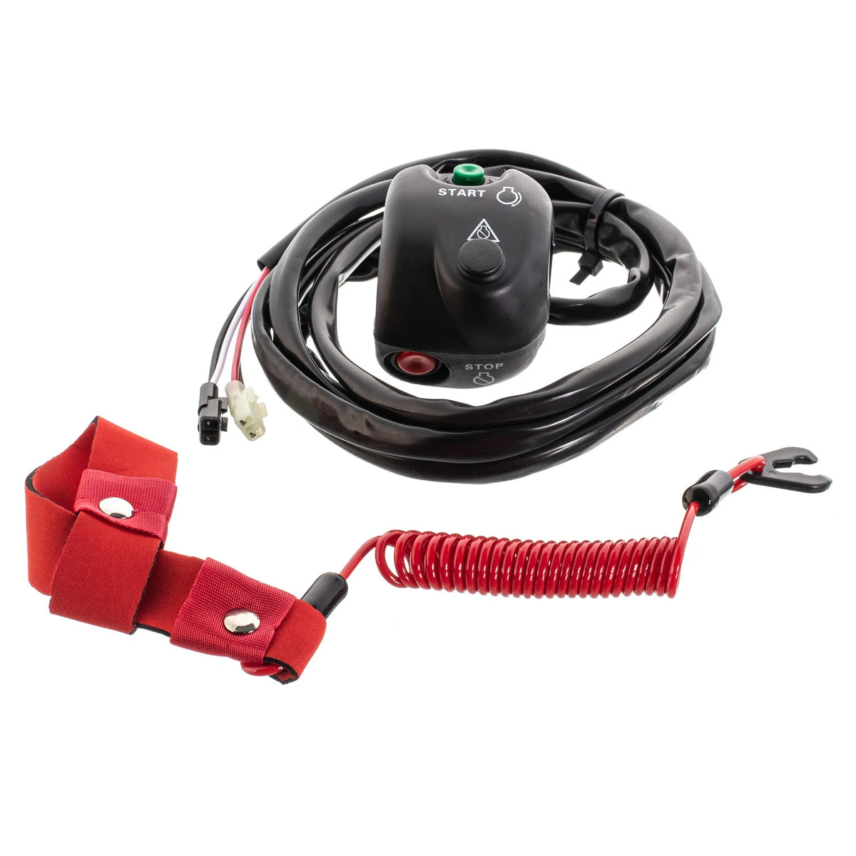 Start Stop Switch Box Lanyard Key for Yamaha Raider Venture 700 760 (GJ1-68310-01-00, 612-94-008)