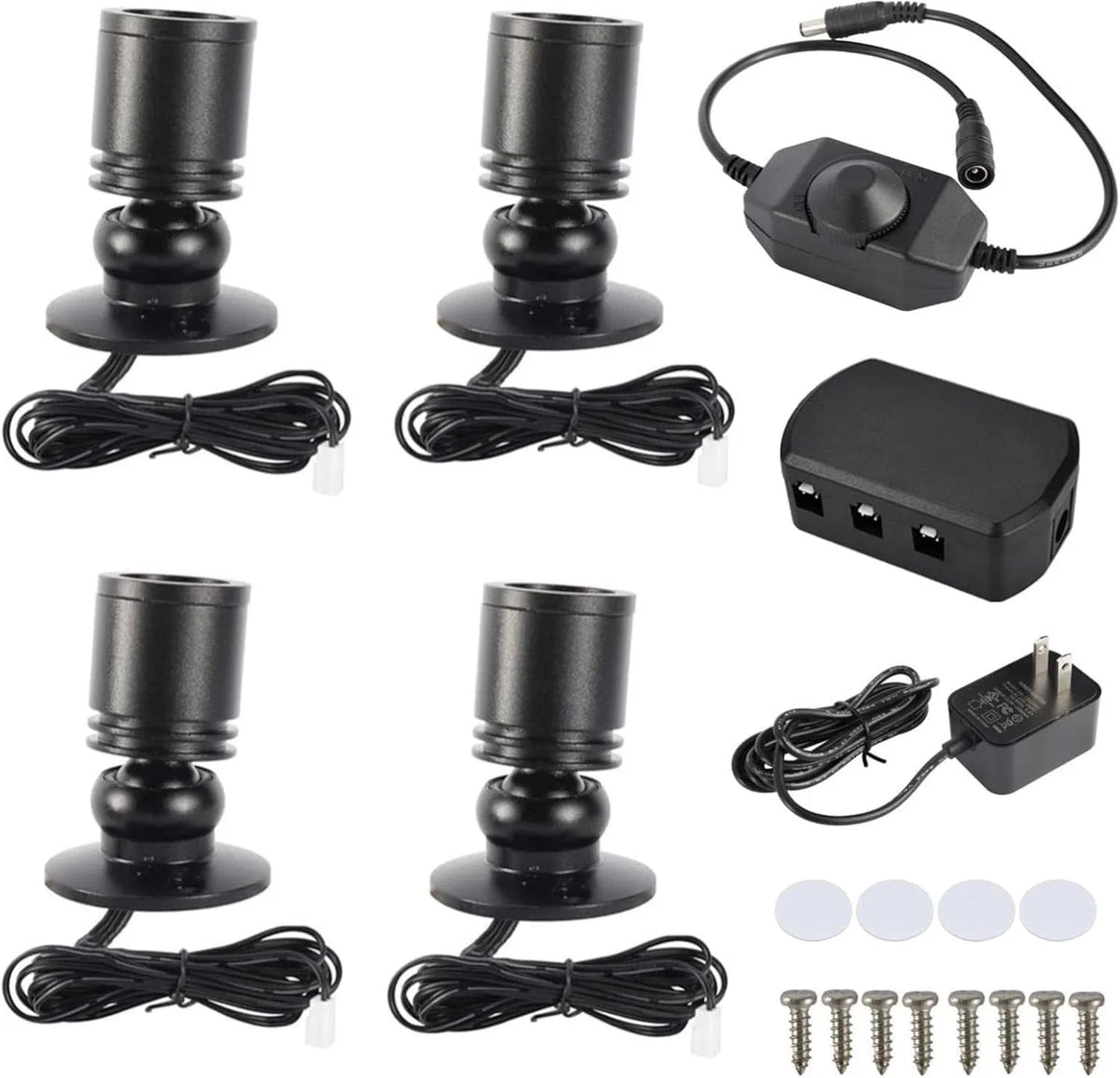 4 Pack LED Mini Spot Ceiling Lamp for Recessed Downlight Cabinet Lighting