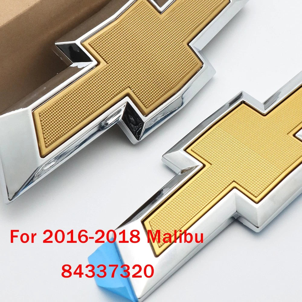 Set of 2 Front and Rear Bowtie Emblems for Malibu (2016–2018) 84337320