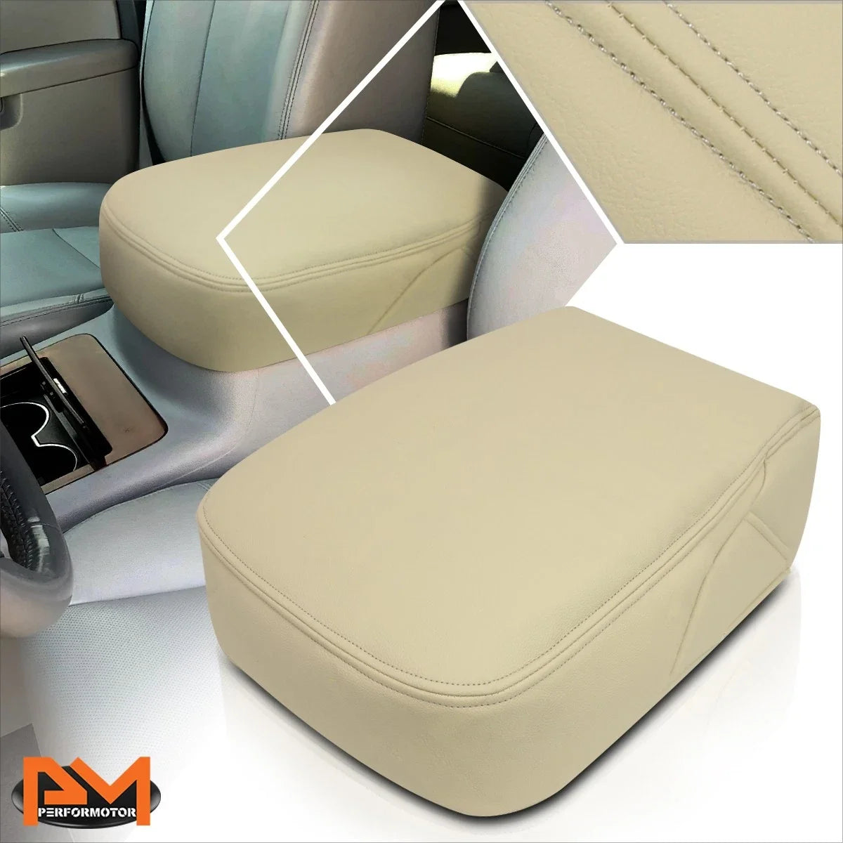 Center Console Leather Armrest Lid for Silverado/Sierra/Tahoe/Yukon (2007–2014)