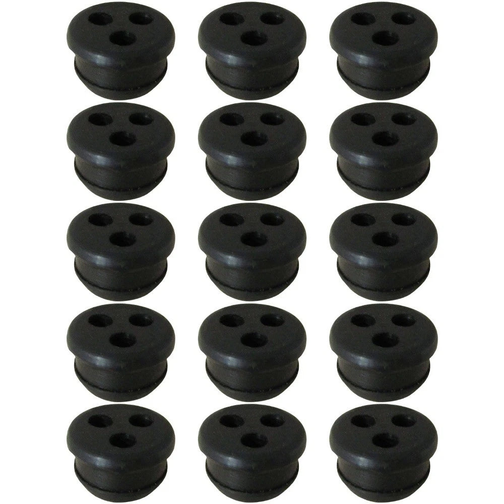 Pack of 15 Fuel Line 3 Hole Grommet for Echo