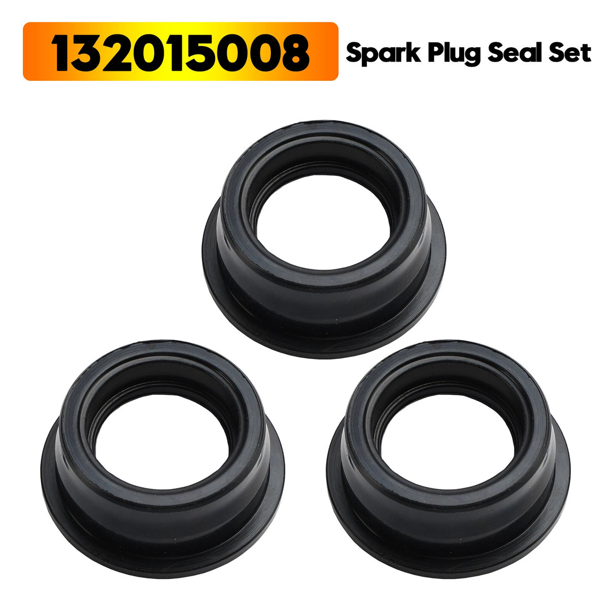 3X Spark Plug Seal Set for Smart Fortwo (2008–2015) 1320150080