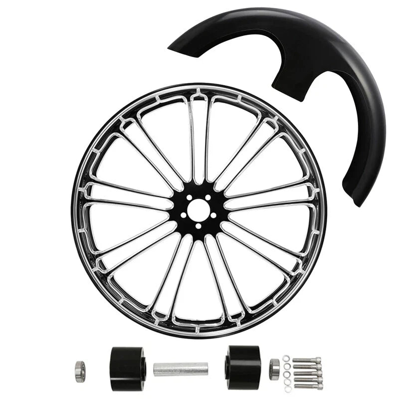 30" Front Wheel Rim & Dual Disc Hub for Harley Touring (1997–2021)