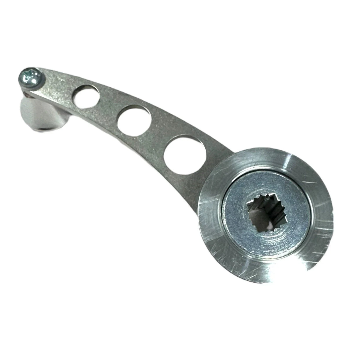 Window Crank Set Polished Stainless Steel 1/2 x 7/16 Spline for Pair