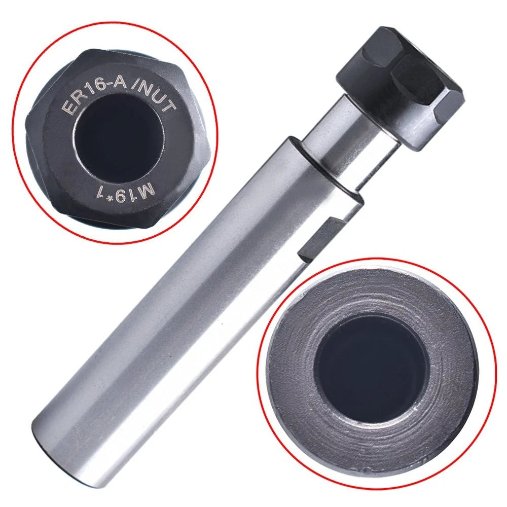 C1 ER16A 100L Straight Shank Tool Holder Collet Chuck for CNC Lathe Milling