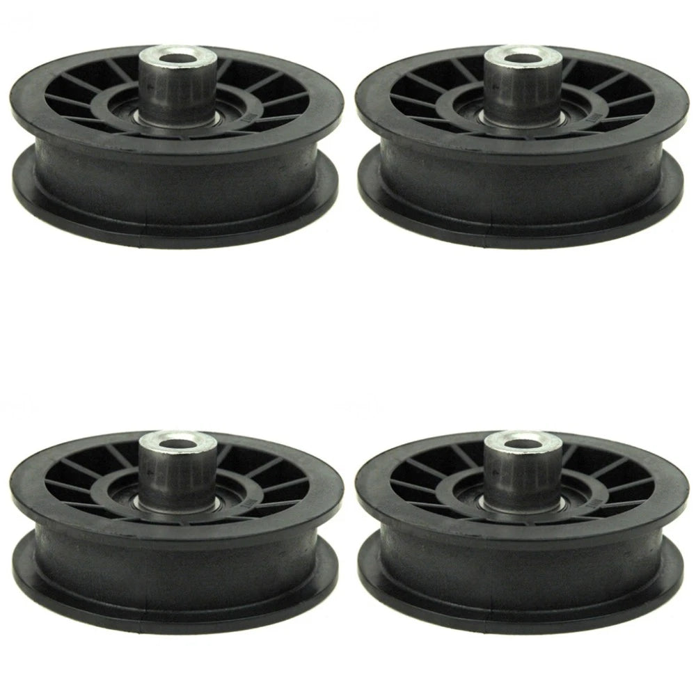 Set of 4 Flat Idler Pulleys for AYP (Fits )
