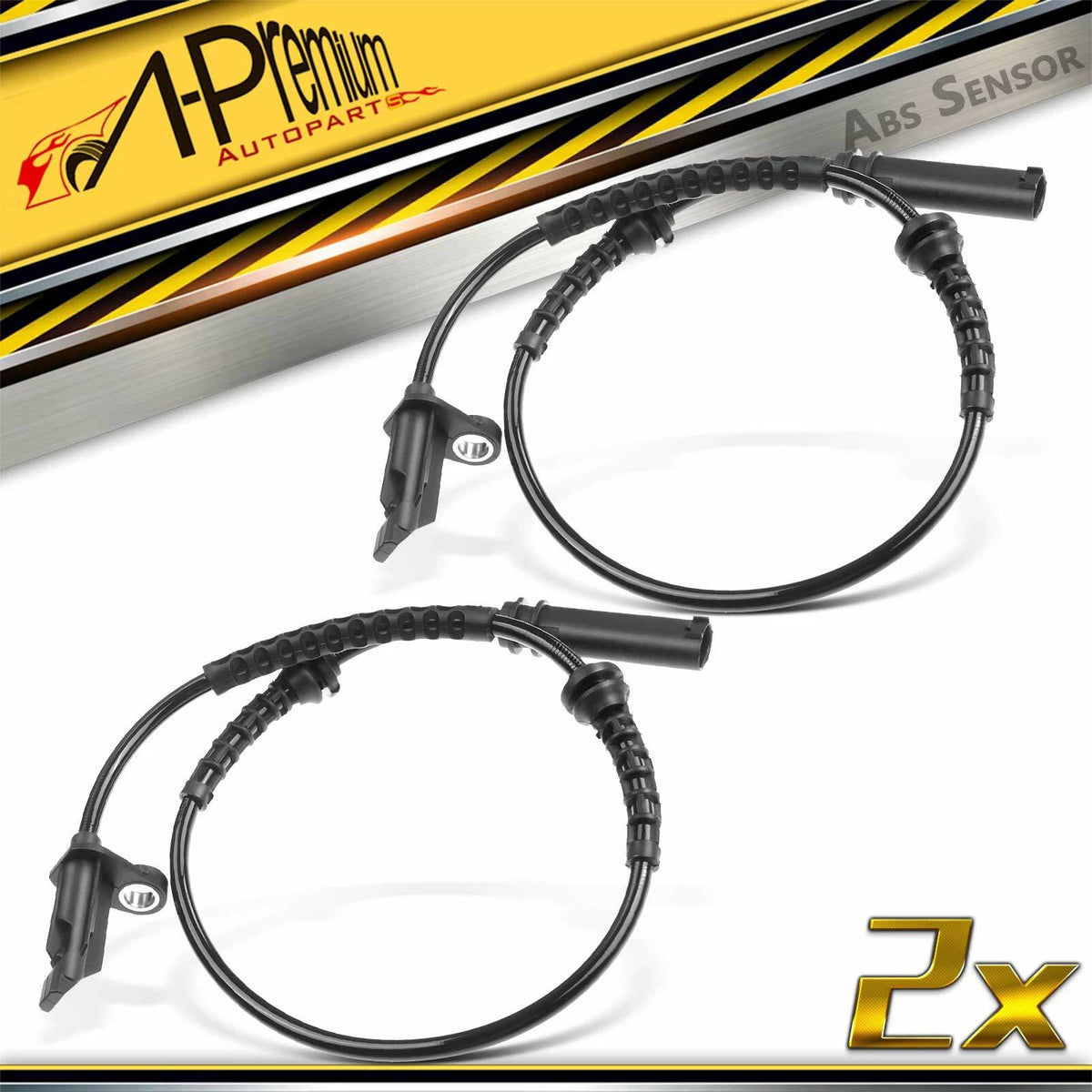 2X Front ABS Wheel Speed Sensor for BMW i3/i3s (2014–2020) 34526865794, 0265009896