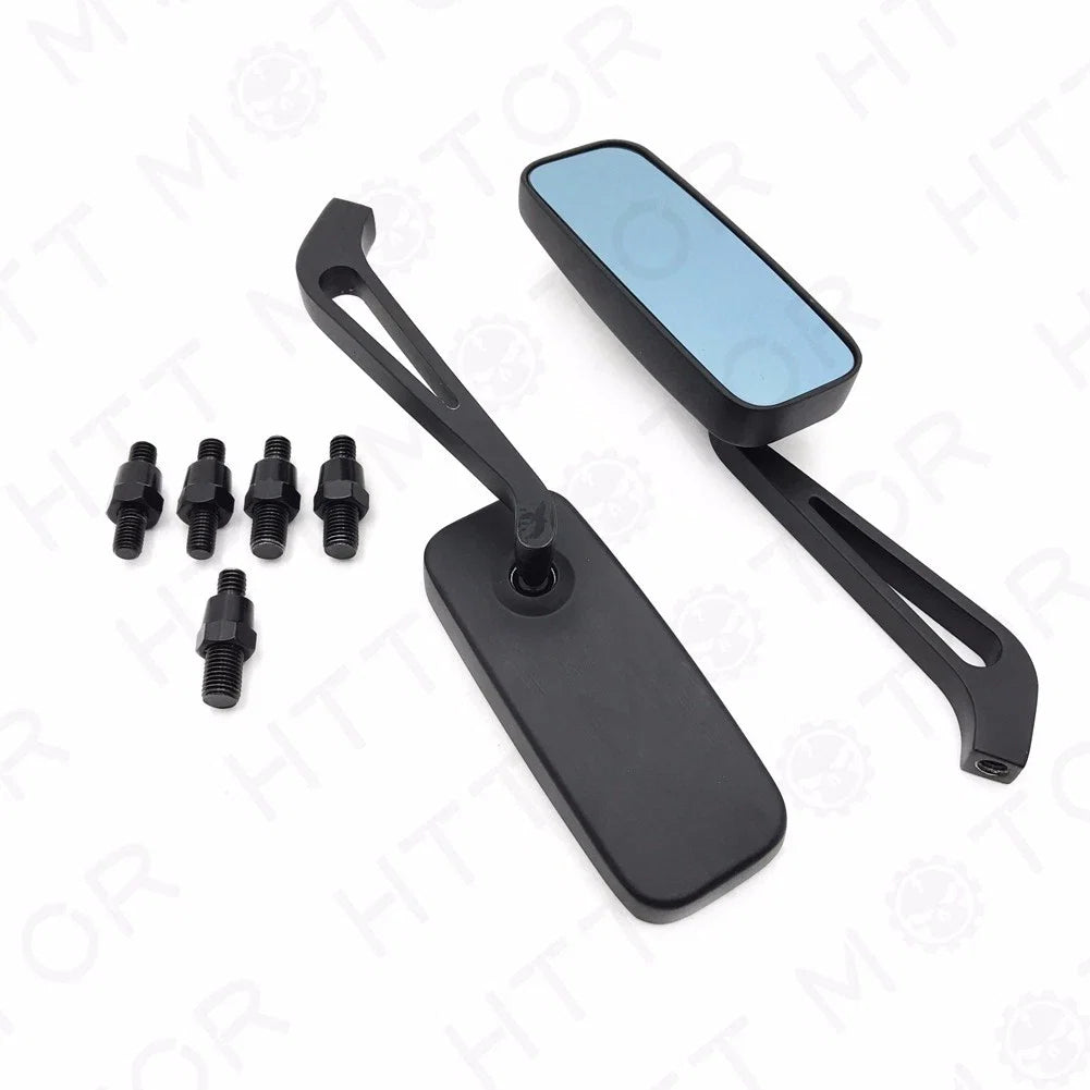Rearview Mirrors for Honda Suzuki Chopper Bobber Cruiser (8-10mm)